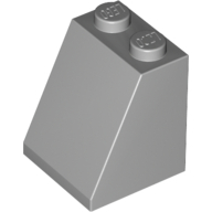 Lego kostka (kostička) 2x2x2 sklon (šikmá) 65°, světle modro šedá (4215353, 4234535)